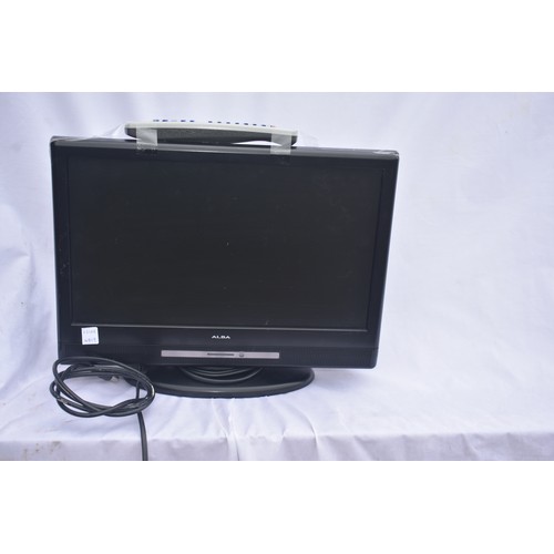 336 - FLAT SCREEN TV WITH REMOTE