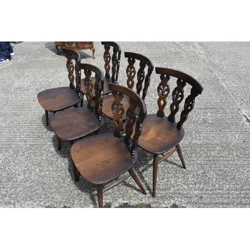 347 - 6 ERCOL CHAIRS