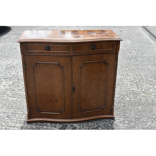 348 - YEWWOOD SIDE CABINET