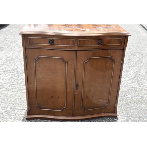 348 - YEWWOOD SIDE CABINET