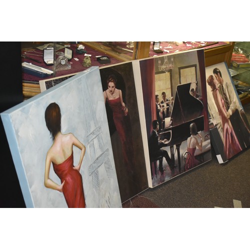 68 - QTY OF CANVAS PRINTS