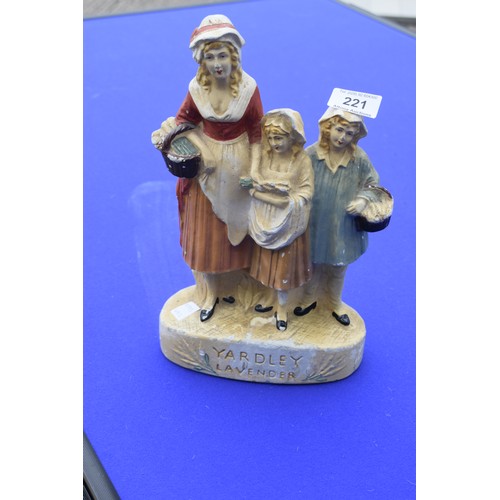 221 - YARDLEY ADVERTISING FIGURINE