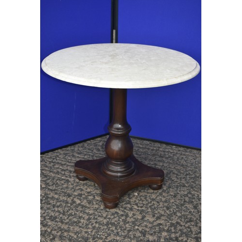 289 - PAIR OF MARBLE TOPPED VICTORIAN SIDE TABLES