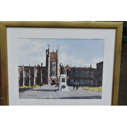 20 - KEN HAYES -  QUEENS UNIVERSITY BELFAST WATER COLOUR  11