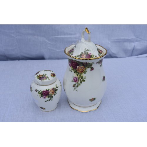 35 - 2 PIECES OLD COUNTRY ROSE ROYAL ALBERT