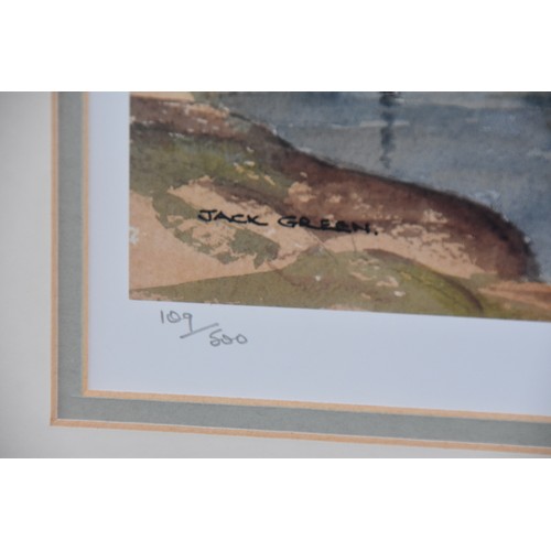 41 - SIGNED PRINT HARBOUR SCENE