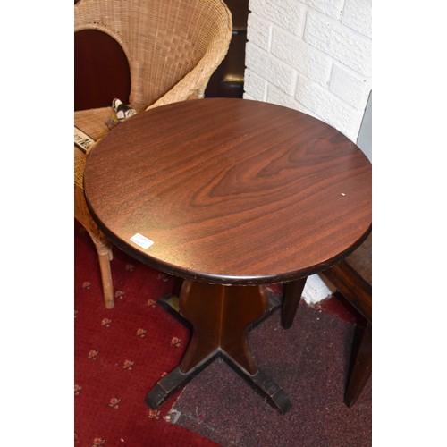 9 - MAHOGANY PUB TABLE