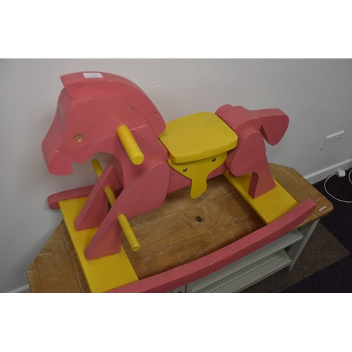 23 - HANDMADE ROCKING HORSE