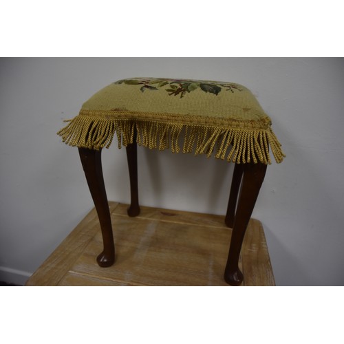 53 - TAPESTRY FOOT STOOL