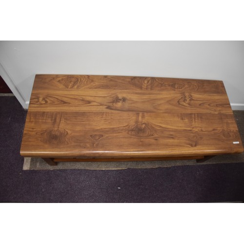 60 - OAK EFFECT COFFEE TABLE