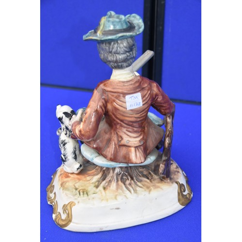 80 - CAPADIMONTE HUNTER FIGURINE