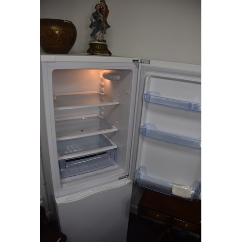 146 - LEC FRIDGE/FREEZER (AS NEW) IN PWO