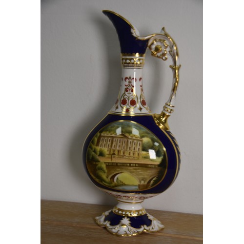 172 - ROYAL CROWN DERBY CHATSWORTH EWER 