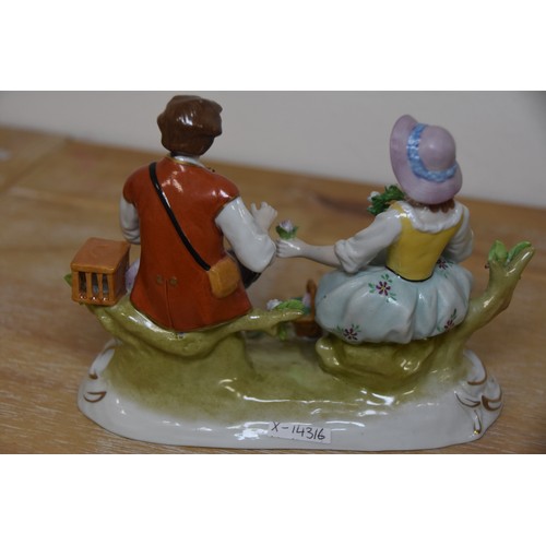 177 - AUSTRIAN PORCELIN FIGURINE 