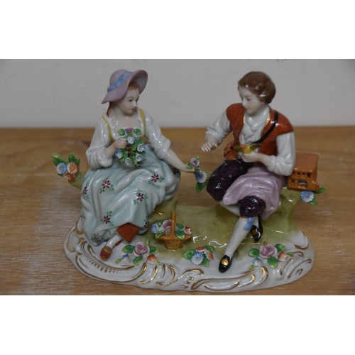 177 - AUSTRIAN PORCELIN FIGURINE 