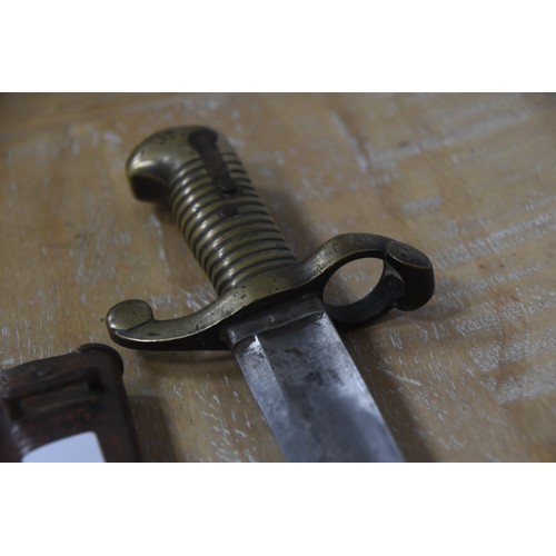 229 - SWORD BAYONET IN SCABBARD