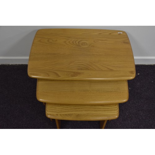 266 - ERCOL WINDSOR NEST OF TABLES (AS NEW CONDITION)