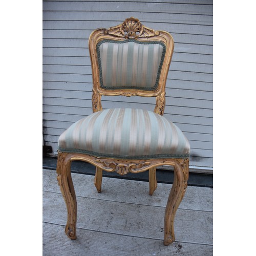 293 - GILT SIDECHAIR