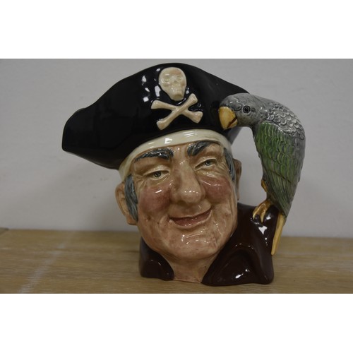 299 - LARGE ROYAL DOULTON LONG JOHN SILVER TOBY JUG