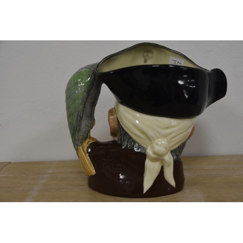 299 - LARGE ROYAL DOULTON LONG JOHN SILVER TOBY JUG