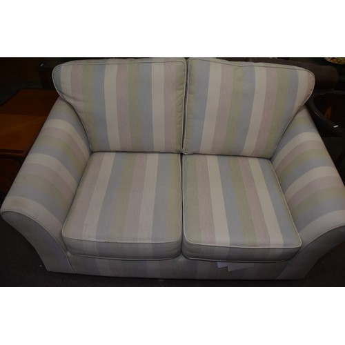 303A - STRIPPED 2 SEATER SOFA FROM MARKS & SPENSERS (EXCELLENT CONIDITON)