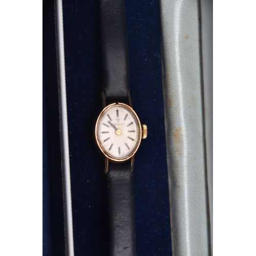 255 - 9CT TISSOT LADIES WATCH