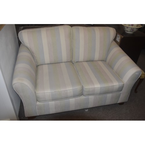 303A - STRIPPED 2 SEATER SOFA FROM MARKS & SPENSERS (EXCELLENT CONIDITON)