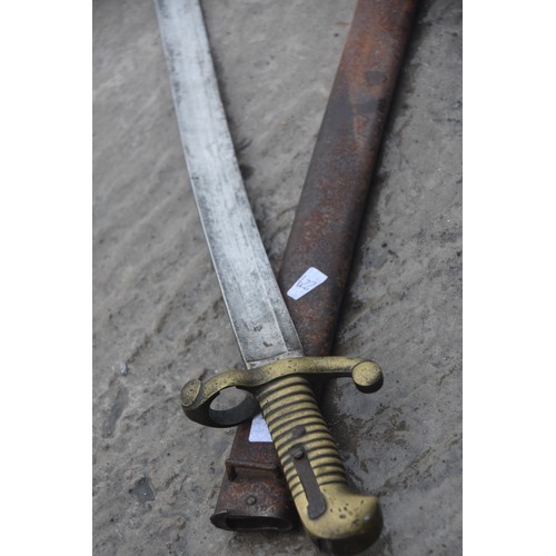 229 - SWORD BAYONET IN SCABBARD