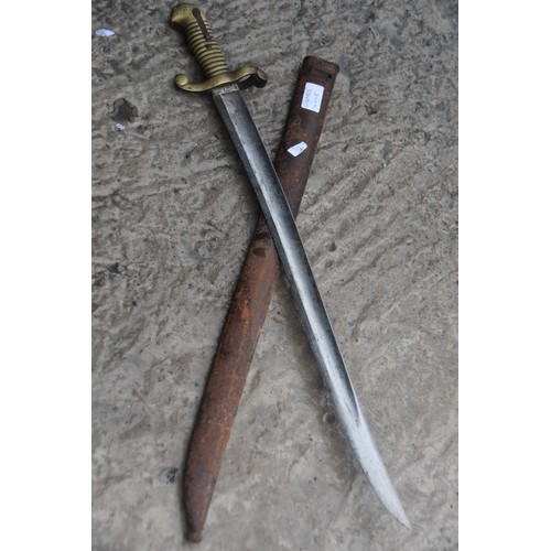 229 - SWORD BAYONET IN SCABBARD