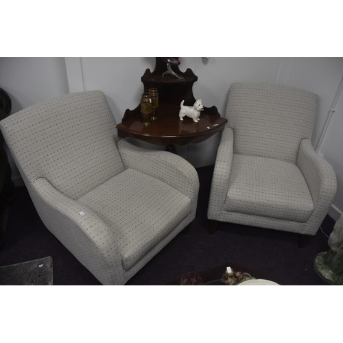 106 - PAIR OF MODERN ARMCHAIRS FROM MARKS AND SPENCERS (EXCELLET CONDITION)