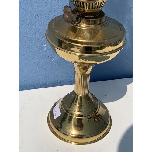 46 - BRASS OIL LAMP