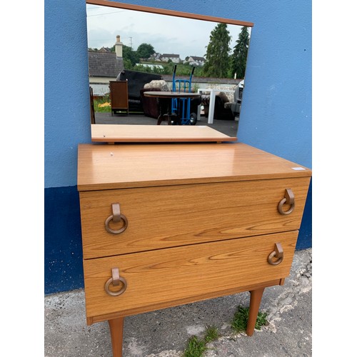 84 - A RETRO 2 DRAWER DRESSING CHEST