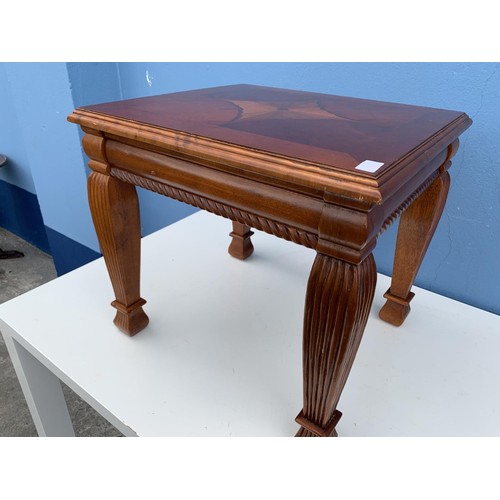 94 - MAHOGANY INLAID LAMP TABLE