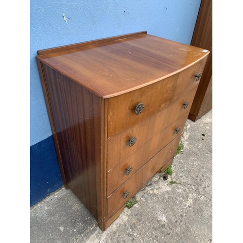 42 - RETRO 4 DRAWERED CHEST