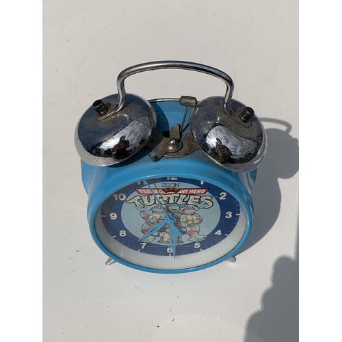 285 - VINTAGE RETRO ORIGINAL TURTLES ALARM CLOCK