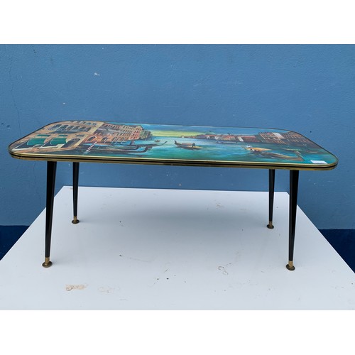 361 - MID CENTURY VENETIAN DESIGN COFFEE TABLE