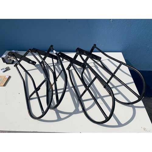 191 - 4 WALL MOUNTED SADDLE RACKS