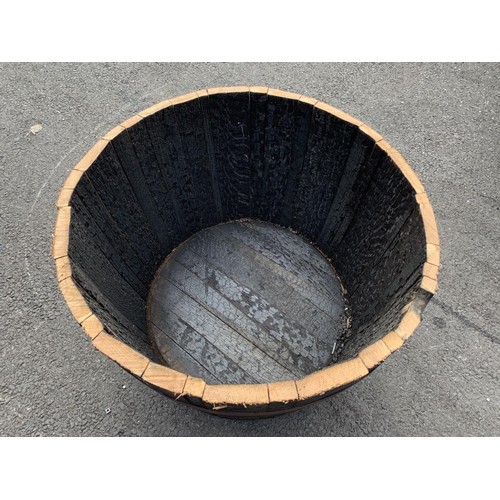 190 - HALF BARRELL PLANTER