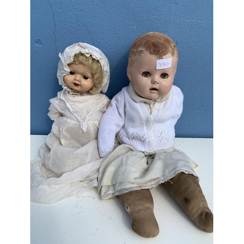 370 - 2 VERY OLD DOLLS