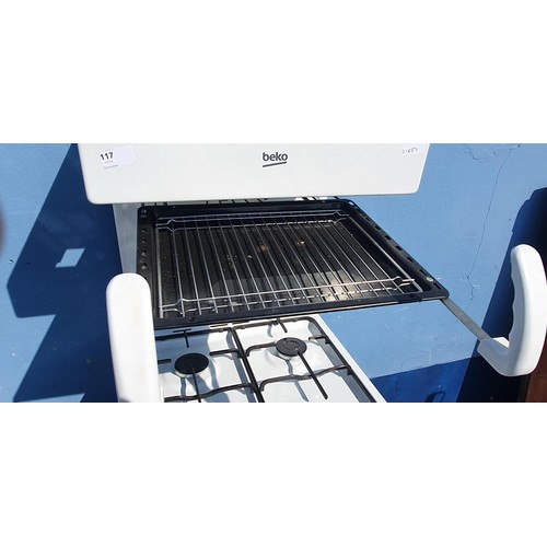 117 - AS NEW BEKO BOTTLE GAS COOKER