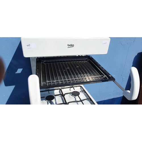 117 - AS NEW BEKO BOTTLE GAS COOKER