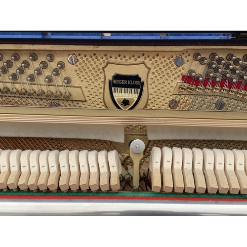 78 - A SMALL RIEGER KLOSS OVERSTRUNG PIANO