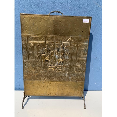 51 - BRASS FIRE SCREEN