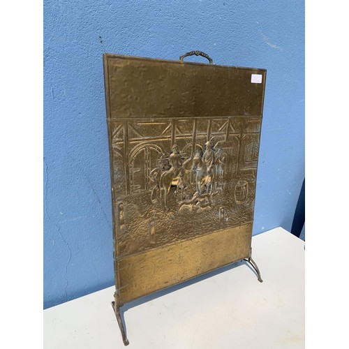 51 - BRASS FIRE SCREEN