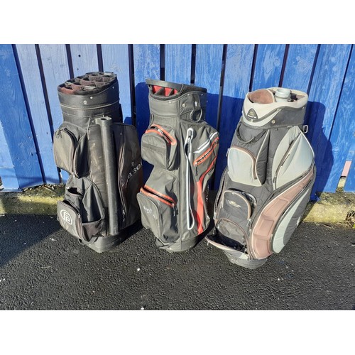 35 - 3 MIXED GOLF BAGS