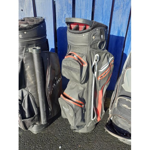 35 - 3 MIXED GOLF BAGS