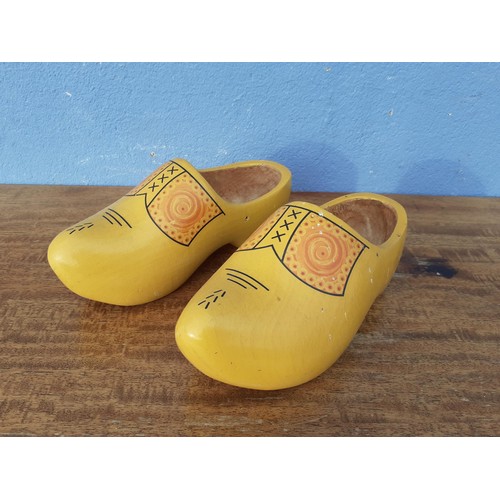 98 - PAIR OF WOODEN CLOGS