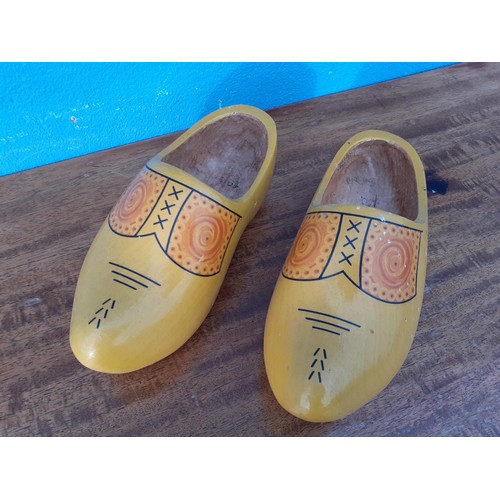 98 - PAIR OF WOODEN CLOGS