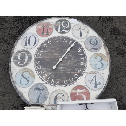 109 - 3 NEW WALL CLOCKS