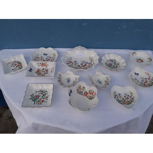 113 - QTY OF MIXED AYNSLEY SHAPED DISHES